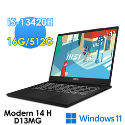 msi微星 Modern 14 H D13MG-267T