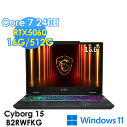 msi微星 Cyborg 15 B2RWFKG-027T