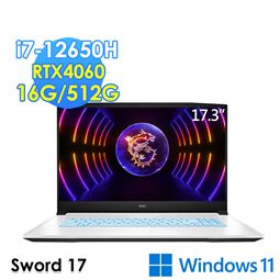 msi微星 Sword 17 A12VF-059TW 1