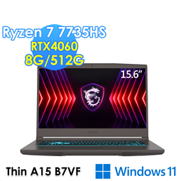 msi微星 Thin A15 B7VF-085TW 15