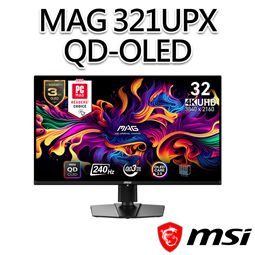 msi微星 MAG 321UPX QD-OLED 31.