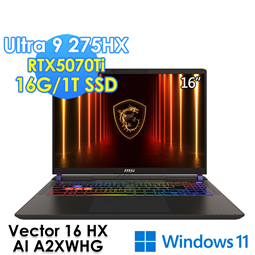 msi微星 Vector 16 HX AI A2XWHG