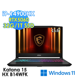 msi微星 Katana 15 HX B14WFK-42
