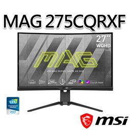 msi微星 MAG 275CQRXF 27吋 曲面電競螢