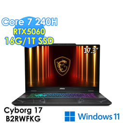 msi微星 Cyborg 17 B2RWFKG-018T