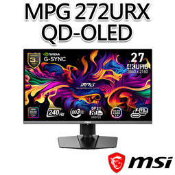 msi微星 MPG 272URX QD-OLED 26.