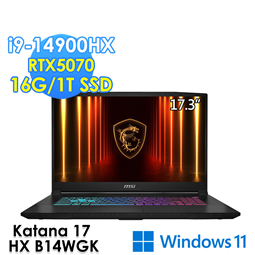 msi微星 Katana 17 HX B14WGK-03