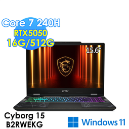 msi微星 Cyborg 15 B2RWEKG-028T