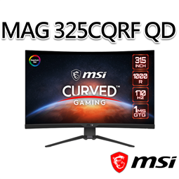 msi微星 MAG 325CQRF-QD 31.5吋 曲