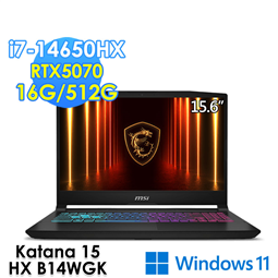msi微星 Katana 15 HX B14WGK-05