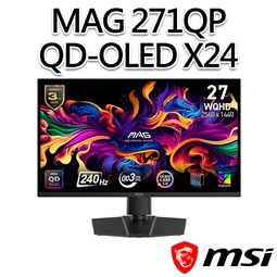 msi微星 MAG 271QP QD-OLED X24 