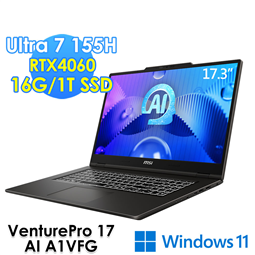 msi微星 VenturePro 17 AI A1VFG