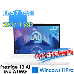 msi微星 Prestige 13 AI Evo A1M