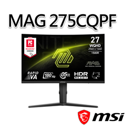 msi微星 MAG 275CQPF 27吋 曲面電競螢幕