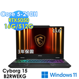 msi微星 Cyborg 15 B2RWEKG-892T