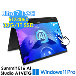 msi微星 Summit E16 AI Studio A