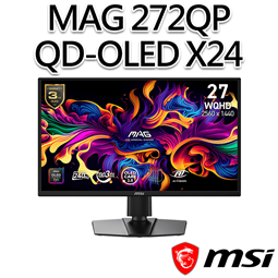 msi微星 MAG 272QP QD-OLED X24 