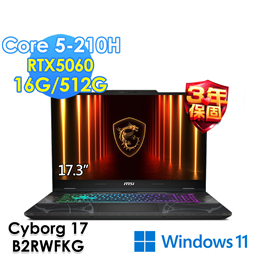 msi微星 Cyborg 17 B2RWFKG-263T