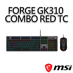 MSI微星 FORGE GK310 COMBO RED 