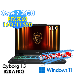 msi微星 Cyborg 15 B2RWFKG-1242