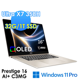 msi微星 Prestige 16 AI+ C3MG-2