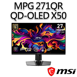 msi微星 MPG 271QR QD-OLED X50 