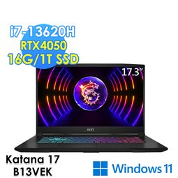 msi微星 Katana 17 B13VEK-1065T