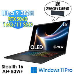 msi微星 Stealth 16 AI+ B3WF-00