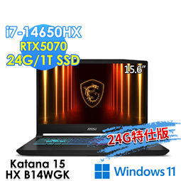 msi微星 Katana 15 HX B14WGK-10