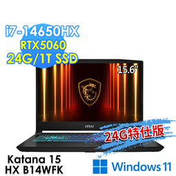 msi微星 Katana 15 HX B14WFK-10