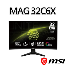 msi微星 MAG 32C6X 31.5吋 曲面電競螢幕