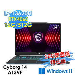 msi微星 Cyborg 14 A13VF-026TW 
