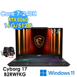 msi微星 Cyborg 17 B2RWFKG-426T