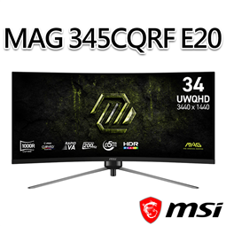 msi微星 MAG 345CQRF E20 34吋 曲面