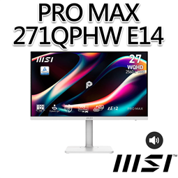 msi微星 PRO MAX 271QPHW E14 27