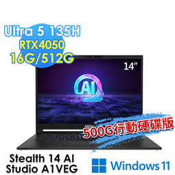 msi微星 Stealth 14 AI Studio A