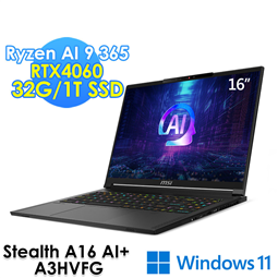 msi微星 Stealth A16 AI+ A3HVFG
