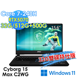 msi微星 Cyborg 15 Max C2WG-006