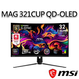 msi微星 MAG 321CUP QD-OLED 31.