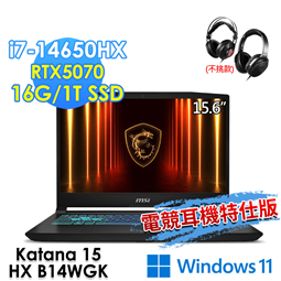 msi微星 Katana 15 HX B14WGK-10