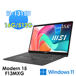 msi微星 Modern 15 F13MXG-1025T