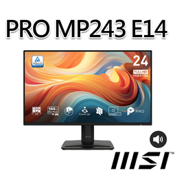 msi微星 PRO MP243 E14 23.8吋 平面