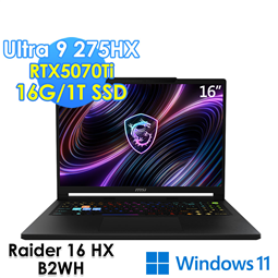 msi微星 Raider 16 HX B2WH-026T