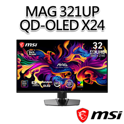 msi微星 MAG 321UP QD-OLED X24 